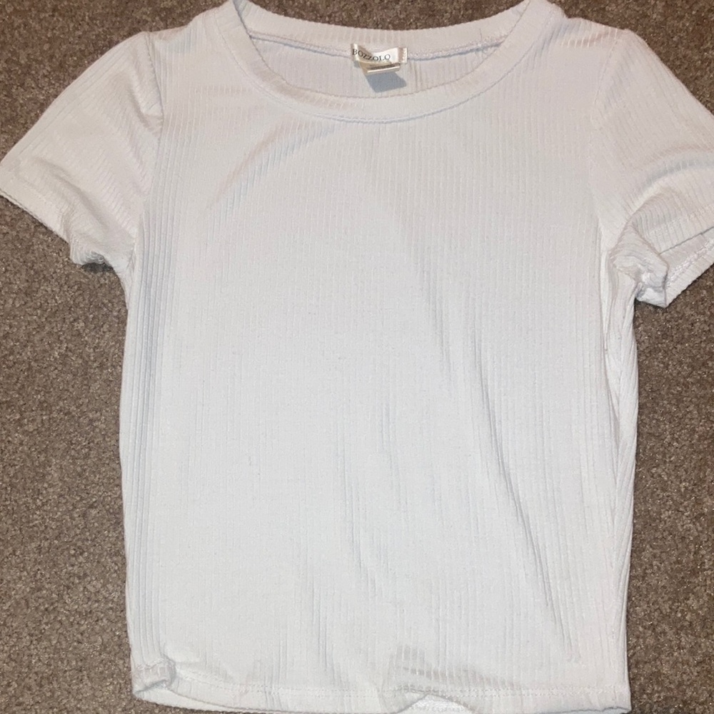 White Formfitting Shirt